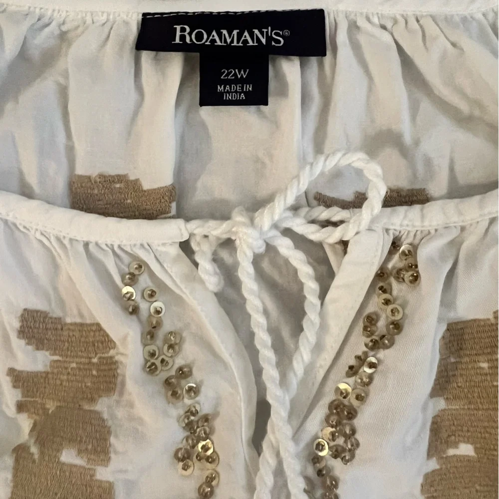 Roaman’s Boho Blouse ( Size 22w) - Picture 8 of 14